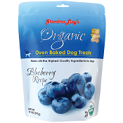 Grandma Lucy's Organic Baked Dog Treats - Blueberry